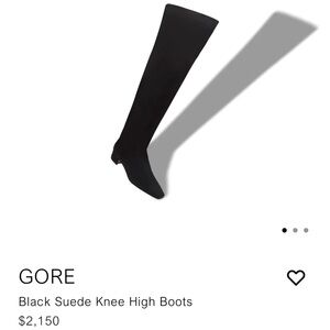 Manolo Blahnik Black Suede over-theKnee Boots